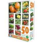 Metrashop Meyve ve Sebze Eğitici Kartları, 50 Kelime Türkçe-Ingilizce, 3+ Yaş, 21,5 x 16 cm