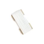 Metre Beyaz Yassı Lastik 0.80 cm Bel Paça Don Lastiği