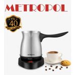 Metropol MP-4001 Elektrikli Türk Kahve Makinesi – 4 Fincan Kapasite, Paslanmaz Çelik, 40 Yıl Tecrübe