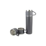 Metropolitan 321 Çelik Termos 500ML 8139 3'lü Set - Sıcak / Soğuk - 500 ml - Gri