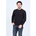 Metropolitan Erkek Bisiklet Yaka Sweatshirt XL Siyah 1954970471027