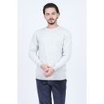 Metropolitan Erkek Bisiklet Yaka Triko Kazak 6242000 Gri - XXL