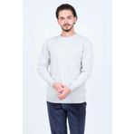 Metropolitan Erkek Bisiklet Yaka Triko Kazak 6242000 Gri - XXXL