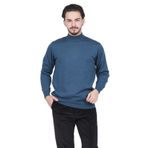 Metropolitan Erkek Yarım Balıkçı Triko Kazak 6241000 Petrol - XXXL