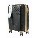 Metropolitan SDR 103 PP Valiz - Orta Boy Siyah-Şampanya-Siyah-Sampanya