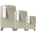 Metropolitan Sdr 103 Pp Valiz Seti - Büyük + Orta + Kabin Boy - Duman - 3' lü Set