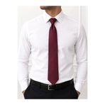 METROPOLO CLASSİC BORDO SATEN KRAVAT