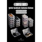 Metsar Home 20’li Set Şeffaf Ayakkabı Kutusu Erkek& Bayan– Ayakkabı Saklama Kutusu Düzenleyici Organizer
