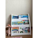 METSERDEKO Çocuk Montessori Kitaplık (beyaz) 3 Katmanlı Raf Ahşap Kitaplık