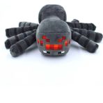 Mettsan Minecraft Peluş Örümcek Karakter Oyuncak 16 cm - Siyah
