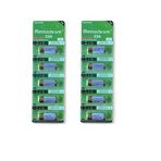 Mettzchrom 23A 12V Alkalin Pil Garaj Bariyer Kepenk Oyuncak Alarm Kumandası Kapı Zili Pili 10 Adet A23 E23A MN21 MS21 L1028 VA23GA