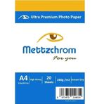 Mettzchrom A4 Parlak Fotoğraf Kağıdı 20 Sayfa 260 gr 20 x 30 cm
