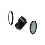 Mettzchrom Canon 50mm 1.8 Stm Lens Uyumlu Uv Cpl Filtre Parasoley Seti 49mm