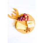 Meturas Bambu Geyik Temalı Mutfak Sunumluk Kesim Tahtası 38 x 26 x 1,5 cm - Ahşap