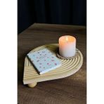 Meturas Yuvarlak Bambu Sunum ve Servis Tahtası - 24.5 cm Çap, Çok Amaçlı ve Şık Tasarım - Ahşap