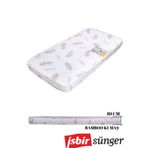 meva 10 cm Ortapedik Sünger Özel Bambu Kumaş Park Beşik Ve Anne Yanı Beşik Yatağı