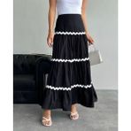 Meva Butik Keten Etek - 000-Siyah - 36 - 40