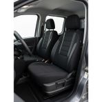Mevas Favori Siyah Serisi Fiat Doblo İle Uyumlu Tam Set Oto Koltuk Kılıfı Arka Koltuk 2+1 - TÜM YILLAR