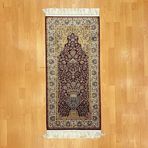 Mevlana Bazaar Mihrâb-ı Gülzâr Motifli 70x120 CM İpek Seccade