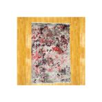 Mevlana Bazaar Renkli Soyut Çiçek Desenli Modern 160 X 230 Yün Halı