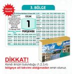 Mevlana Takvimi Mevlana 2026 Yapraklı Blok Duvar Takvimi – Mavi, 13x8.5 cm, Ayet ve Hadisli, 3. Bölge Dağıtım, 1 Adet