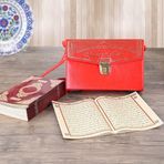 mevlidimvar 30 Cüz Kur'an-ı Kerim Orta Boy - Özel Çantalı - Kırmızı Mühürlü (17 * 24,5 cm)