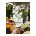 Mevsimsiz Çiçek [Yapay Çiçek] Tek Dal Orkide Dekorasyon Vazo Saksı Hobi Bahçe Dekor