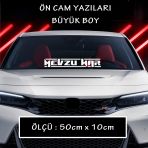 Mevzu Var Turkce Yazi Cam Sticker - Araba Motosikler Atv Kamyon Kamyonet Cam Uyumlu