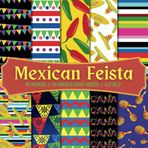 Mexican Fiesta Scrapbook Paper Craft Pad: 10 Fun & Vibrant Design, 20 Double-Side Sheets Printed on 8.5"x8.5" Sized Paper Premium Full Color. Perfect ... Cardstock, Collage, Gift Wrapping, Decor Etc