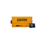 MEXXSUN 12 VOLT 2000 WATT UPS ŞARJLI TAM SINUS İNVERTER - INVERTOR KARAVAN ÇEVİRİCİ UZAKTAN EKRAN