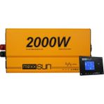 Mexxsun 12V 2000W Remote Ekran Tam Sinüs UPS