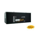 Mexxsun - İnges 12 Volt 300 Amper Lityum Akü - 3.84 Kwh Lifepo4 Batarya - 12.8 Volt