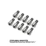 Mey İthalat® 10 Adet Alçıpan Bits Uç Seti - Manyetik Ph2 Krom Çelik 25Mm Vidalama Başlığı 722687
