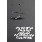 Mey İthalat® 100 Saat Bluetooth Kulaklık Dijital Göstergeli Anc Özelliği Kablolu