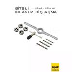 Mey İthalat® 10'Lu Bitsli Diş Açma Kılavuz Seti –Endüstriyel Çelik, Dişli Matkap Ucu 722465