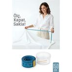 Mey İthalat® 150 Cm Plastik Kutulu Mezura – Esnek, Dayanıklı, Dikiş Ve Ölçüm İçin Pratik Şerit Metre 722323
