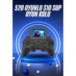 Mey Ithalat® 2.4 Inç Ekran 520 Oyunlu Retro Temalı Kablosuz Oyun Kolu El Atarisi