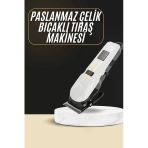 Mey İthalat® 2025 Model Şarjlı Dijital Saç Sakal Tıraş Makinesi Islak Kuru Kullanıma