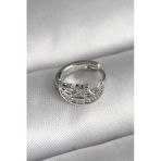 Mey İthalat® 316L Çelik Gümüş Renk Zirkon Taşlı Ay Yıldız Model Tragus Piercing