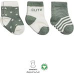 Mey Ithalat® 3'lü Penye Cute Stars Soket Çorap BS10115 Nil