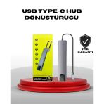 Mey İthalat® 4K Hdmi Çıkışlı, Gigabit Ethernet'li Usb‑C Çoklu Port Hub