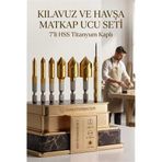 Mey İthalat® 7'Li Profesyonel Havşa Matkap Ucu Seti - Hss Titanyum Kaplı Ve Otomatik Nokta Zımba 722454