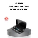 Mey İthalat® A10s Tws Bluetooth 5.0 Kulaklık – Powerbank’li Şarj Kutusu, Dokunmatik Kontrol, Gerçek Stereo