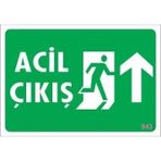 Mey İthalat Acil Çıkış Uyarı Levhası 17,5x25 KOD:943