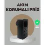 Mey İthalat® Akıllı Akım Dengelemeli Priz 2500W 4 Usb Type C Çıkışlı