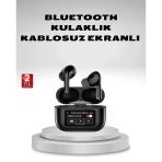 Mey İthalat® Aktif Gürültü Engelleme (Anc) Kablosuz Bluetooth Kulaklık – Dijital Ekranlı, Dokunmatik Uzun Pil Ömürlü