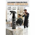 Mey İthalat® Alüminyum Metal Berber Kuaför Su Spreyi Şişesi Profesyonel Saç Fısfısı 300 Ml 723020