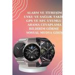 Mey İthalat® Anc Özellikli Bluetooth Kulaklık Amoled Ekran Akıllı Saat Uyku Takibi Nabız Ölçer