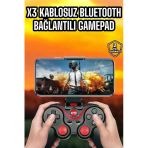 Mey İthalat® Android Uyumlu Gamepad X3 Game Stick Oyun Kolu Bluetooth Bağlantılı