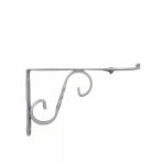 Mey İthalat® Ayarlı Ferforje Raf Altı No:2 Beyaz 20X15